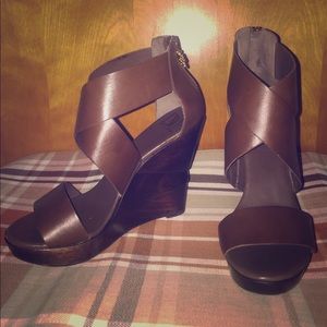 Diane Von Furstenberg wedge sandals